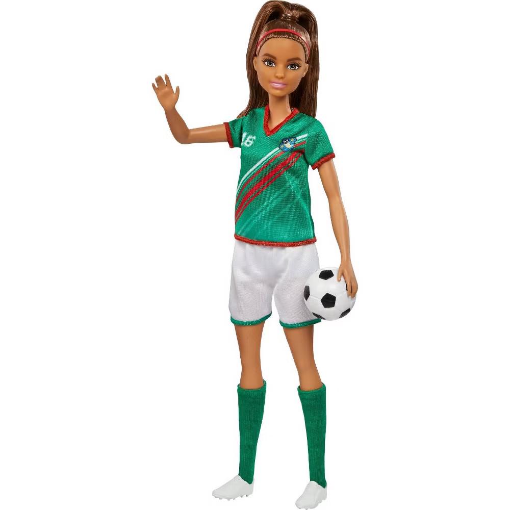 Soccer Doll - Green #16 Uniform - Image 2