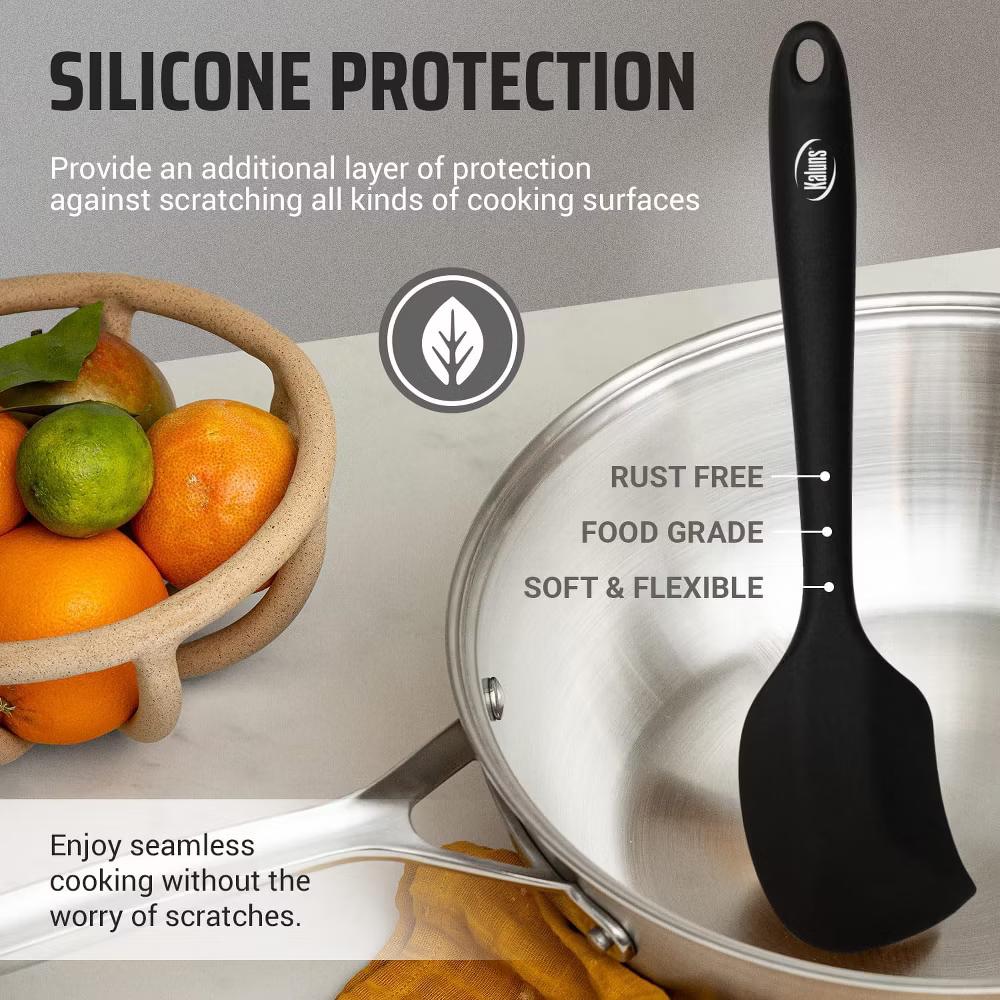 Kitchen Utensils Set, 24 Piece Silicone Cooking Utensils, Dishwasher Safe and Heat Resistant Kitchen Tools - Image 2