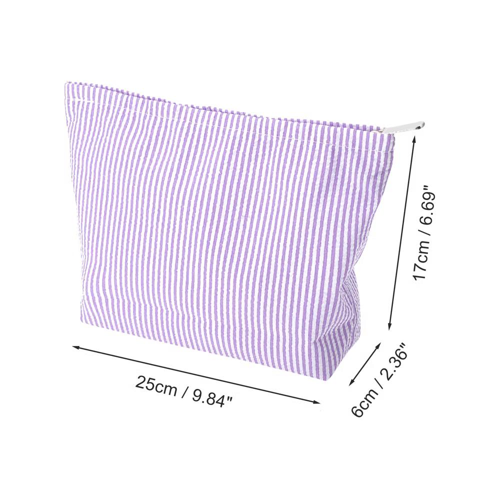 Seersucker Stripes Makeup Bag 1 Pc - Image 26