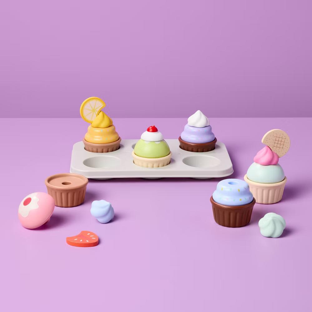 Cupcake Play Food Set