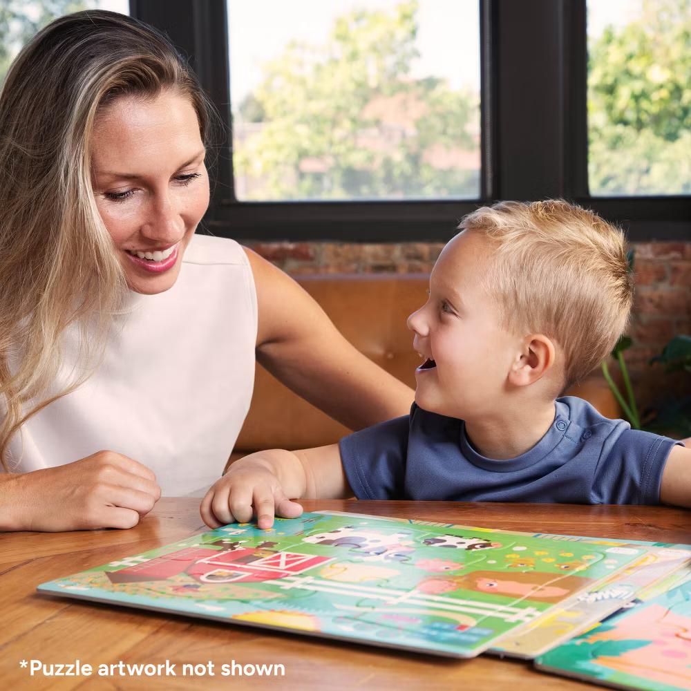 Tray Puzzle 5-Pack - Kids Puzzle Set Ages 3+ - Image 4