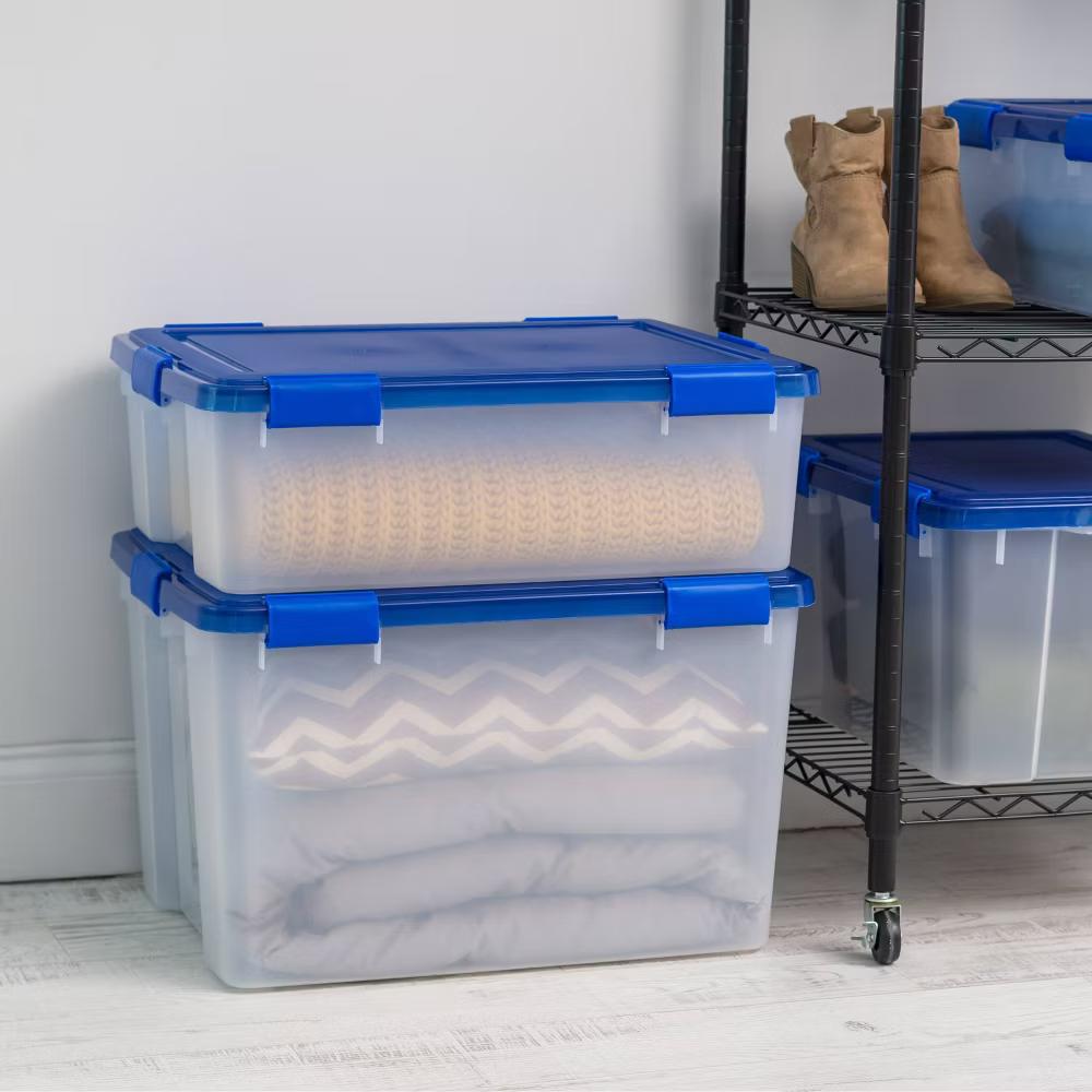 IRIS WeatherPro Plastic Storage Bin with Lid - Image 19