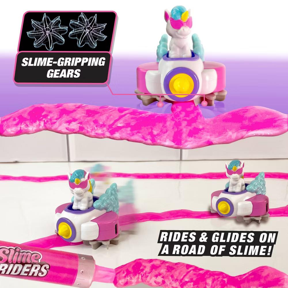 ArtSkills Slime Riders - Slime Toy Race Track Builder with Motorized Rechargeable Car Sparkles the Unicorn - Image 4