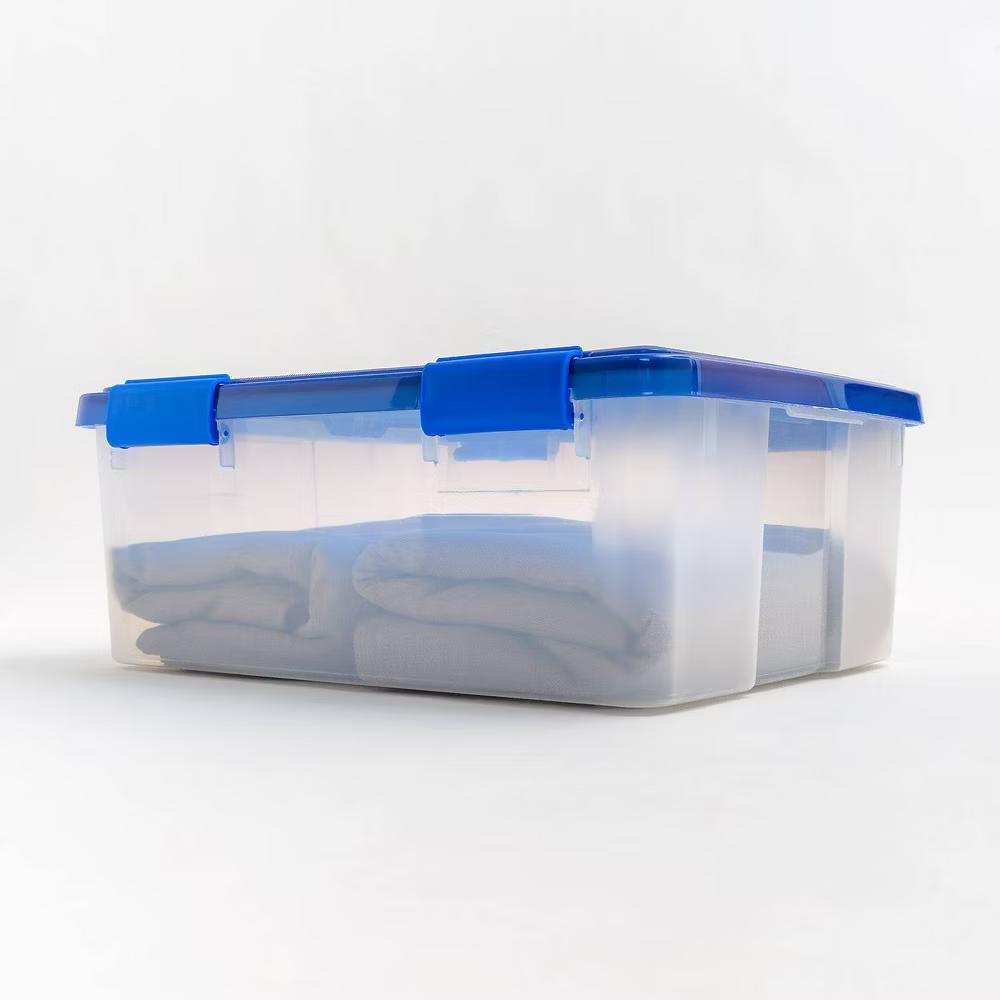 IRIS WeatherPro Plastic Storage Bin with Lid - Image 45