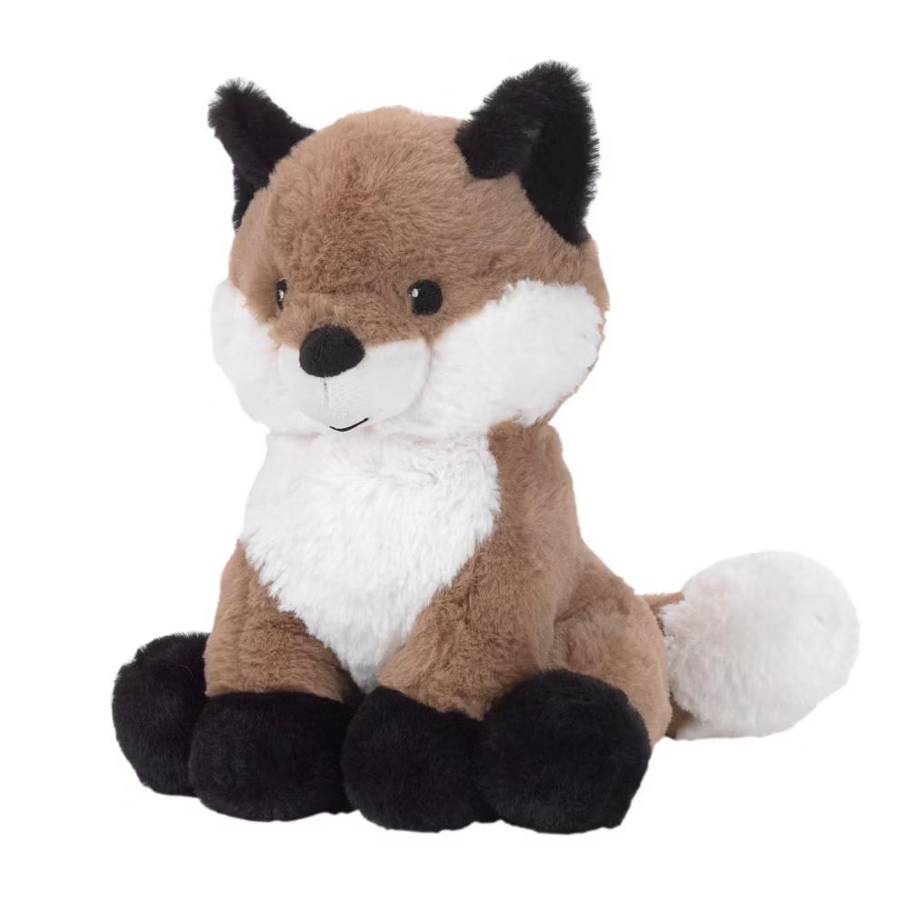 Painted Forest Brown/White Plush Fox Stuffed Animal - Knox - Image 2