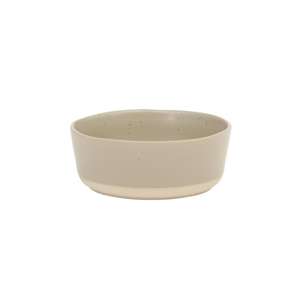 Abbey Circle 12 PiecePlates and Bowls (Service for 4) Reactive Matte Glaze Dishes Stoneware Ceramic Dinnerware Set - Image 13