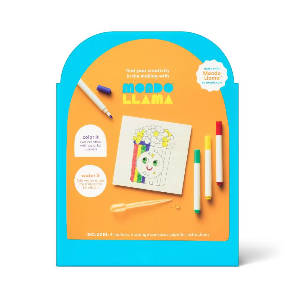 3ct Puffy Magic Canvas Summer Craft Activity Kit - Image 2