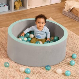 WonderFill Ball Pit - Foam Ball Pit with 100 Balls: Gross Motor and Sensory Skills Developmentバ