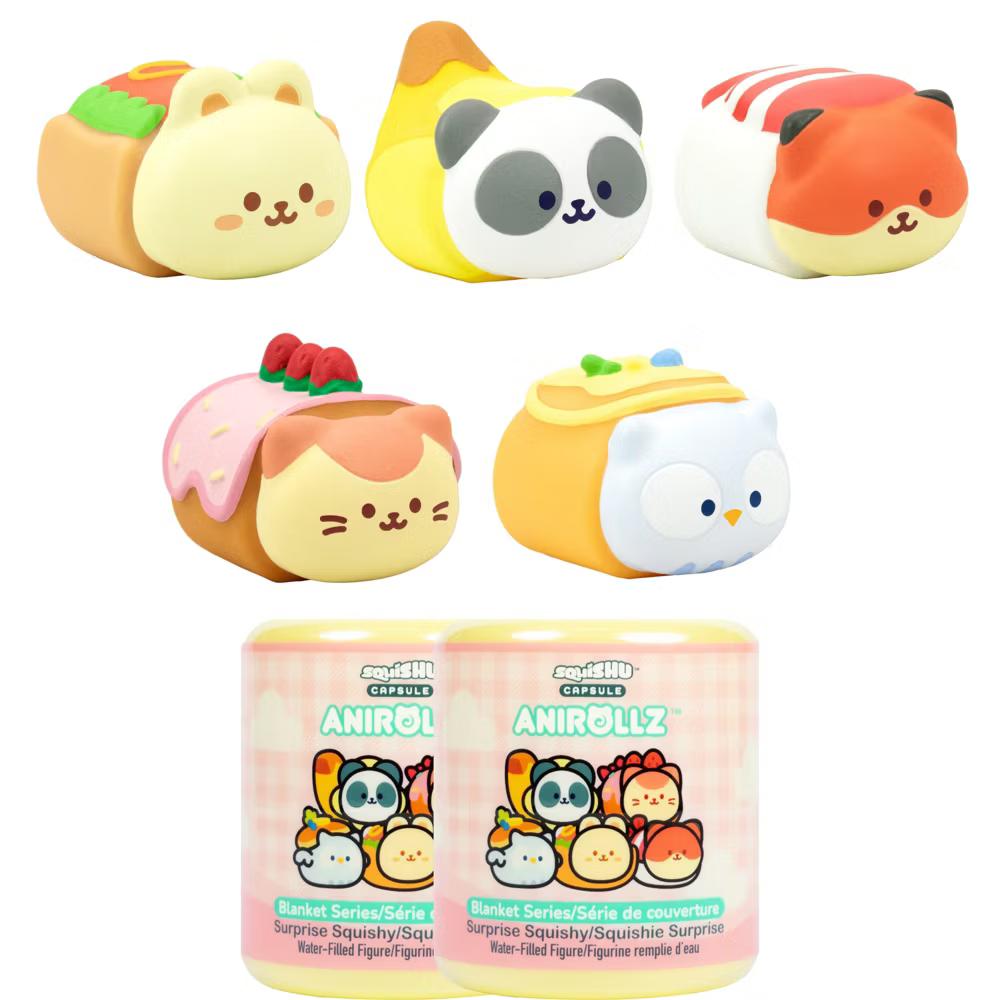 Capsule Anirollz SquiSHU Surprise Blind Toy Squishy Collectible Figurine Capsule Series 2 - Blanket - Image 7