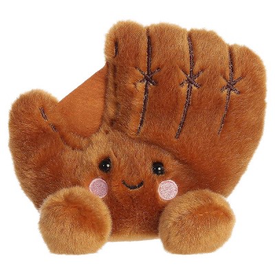 Mini Baseball Glove Palm Pals Adorable Stuffed Animal Brown 5"