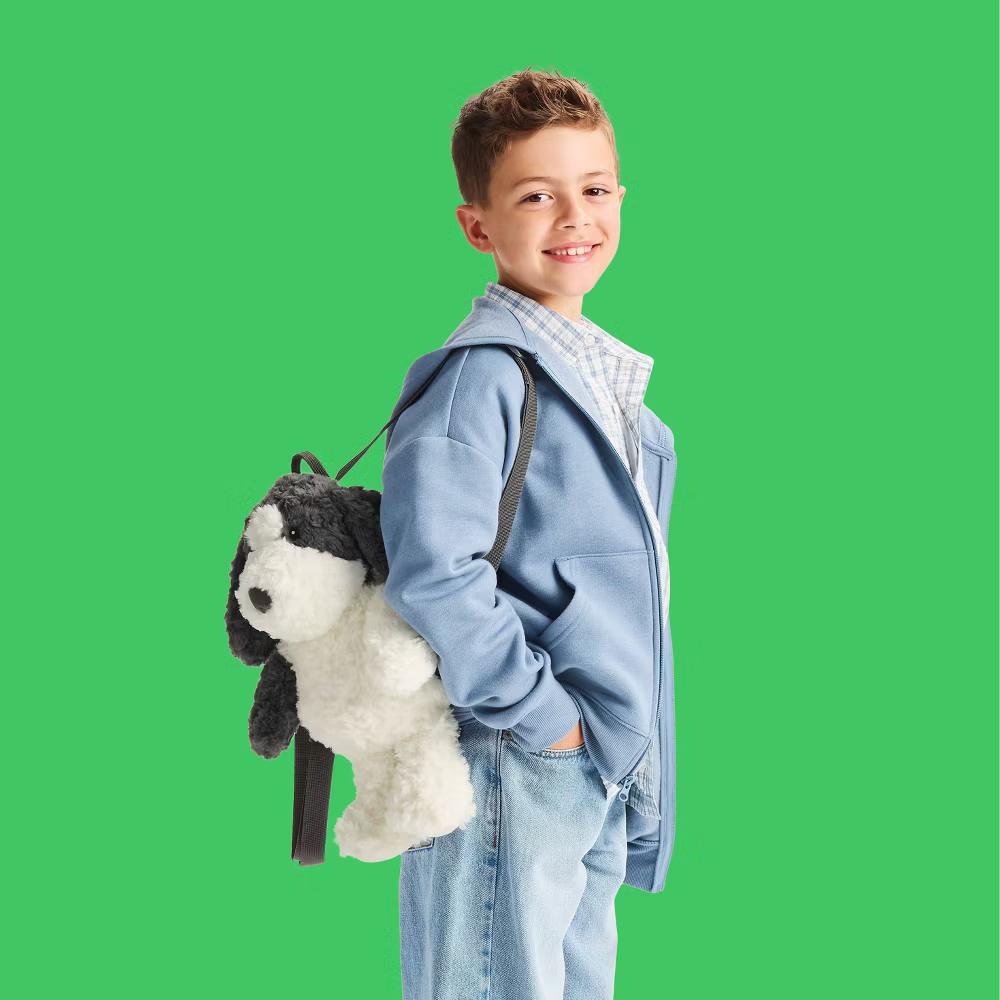 12" Dog Stuffed Animal Backpack - Image 4