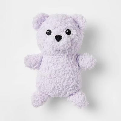 Bear Plush Puppy Dog Toy - Purple: Scented, Squeaks, Crinkles, Cuddle - Image 3