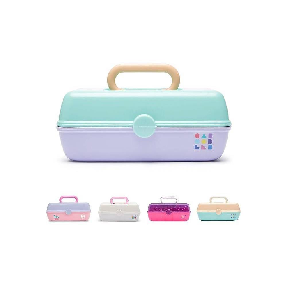 Caboodles Pretty in Petite Makeup Bag - Seafoam Over Lavender - Image 3