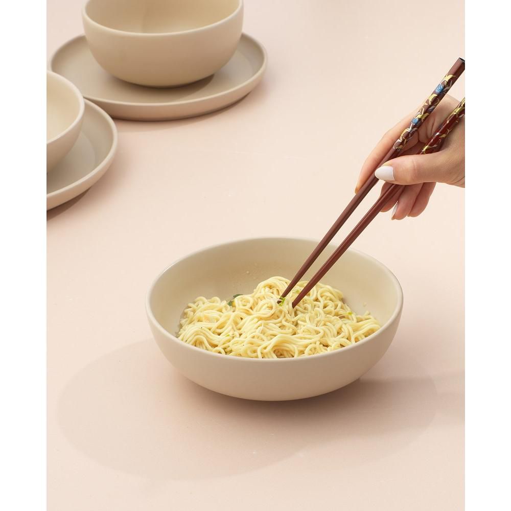 JoyJolt Mesa 4-Piece Stoneware Pasta Bowls Set – 30oz - Image 3