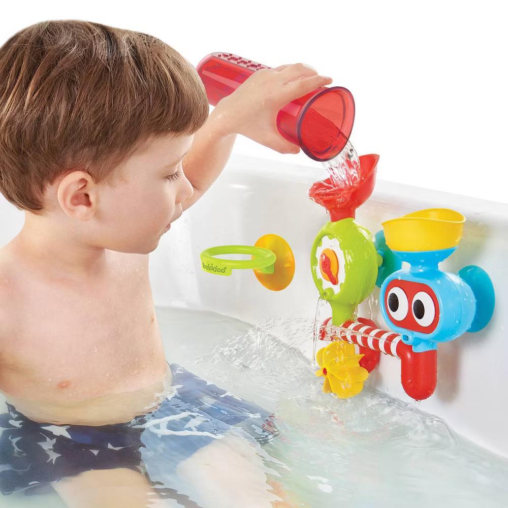 Spin 'N' Sprinkle Water Lab Bath Toy: Educational Focus on Creative Thinking, 4-Piece Set - Image 3
