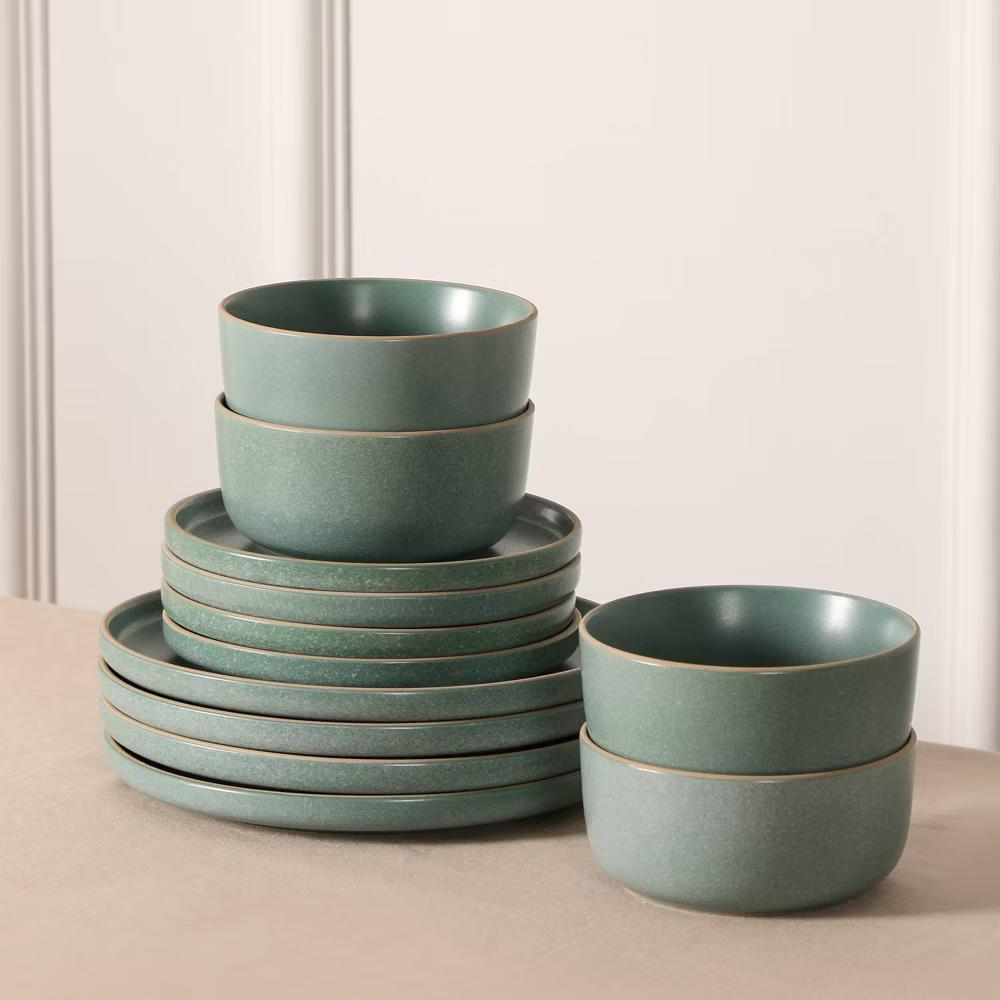 Earth & Clay 12pc Stoneware Dinnerware Set - Image 9