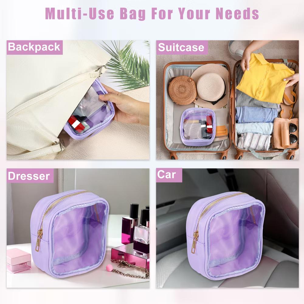 Waterproof Clear Mini Makeup Bag 1 Pc - Image 9