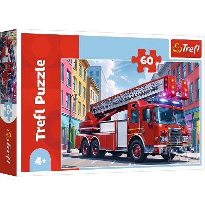 Kids Fire Truck 60 Piece Puzzle