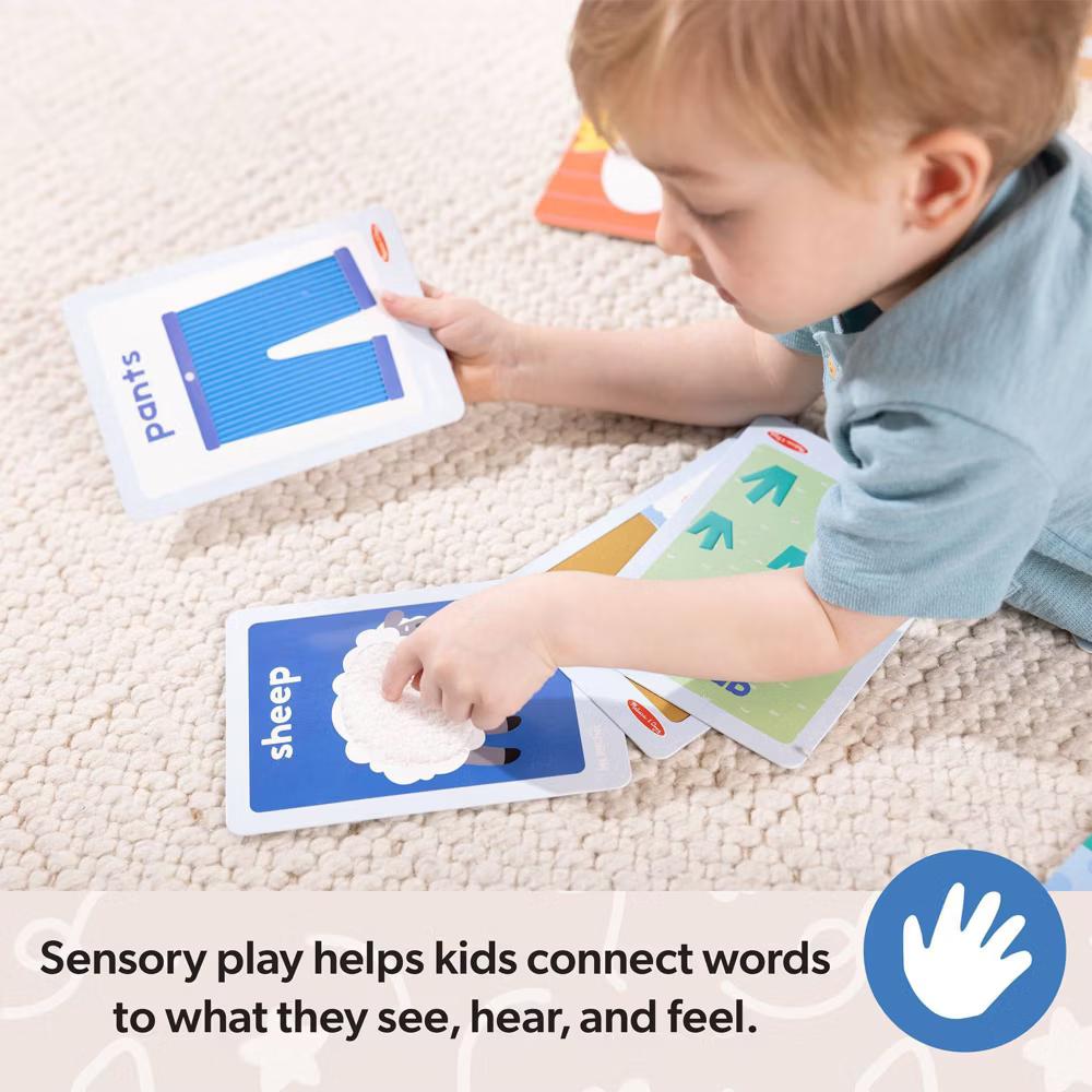 Ms. Rache First Words Textured Sensory Flashcards Preschool Learning Toy for Boys, Girls - Image 3