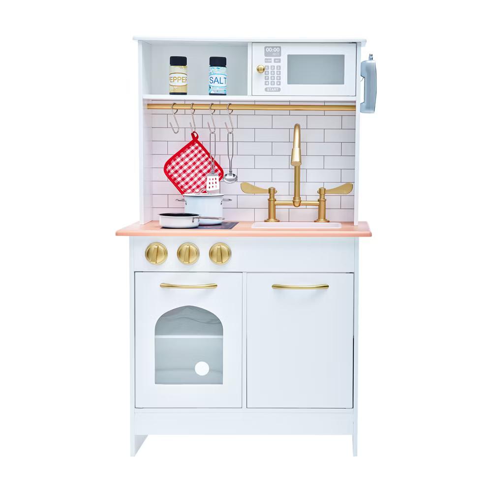 Little Chef Boston Compact Farmhouse Play Kitchen with Accessories - Image 10