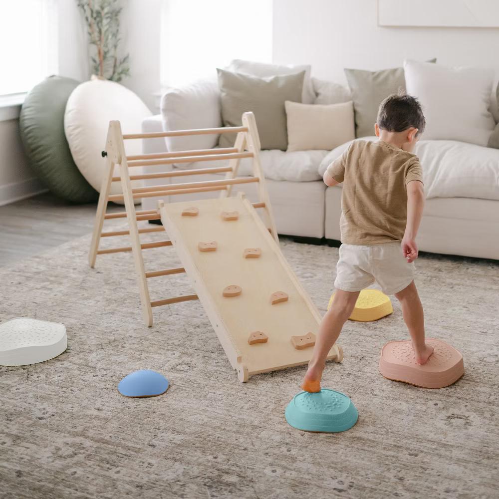Stepping Stones for Kids, Balance Stepping Stones for Indoor & Outdoor, Sensory Toys - Multi Colors - Image 3