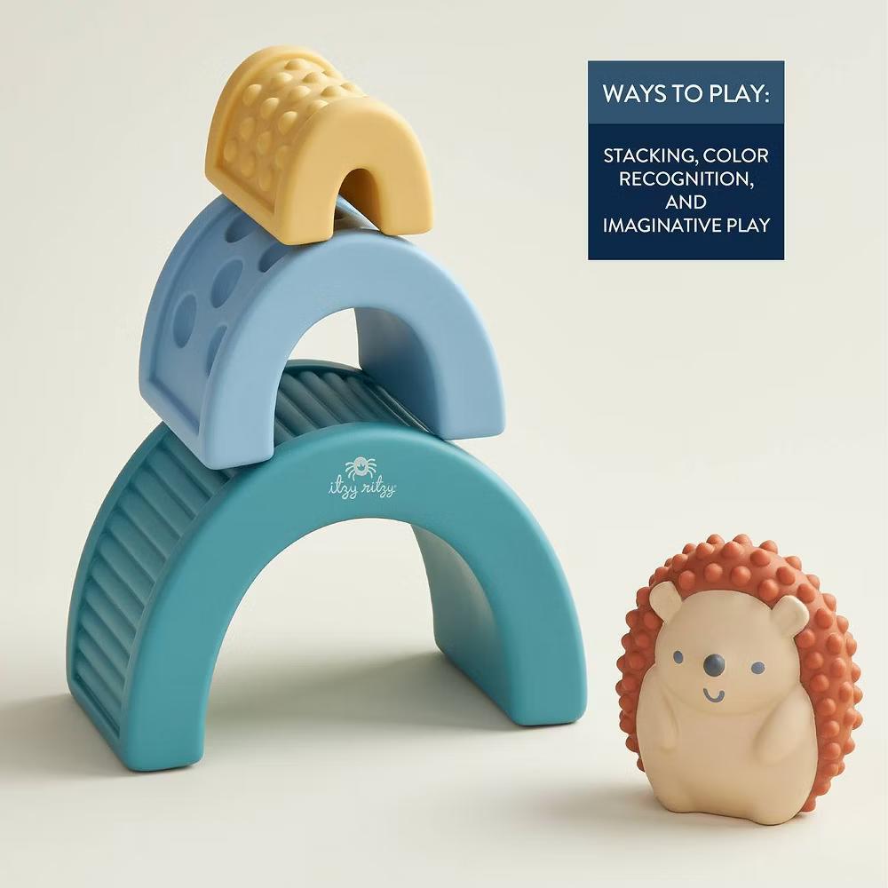 Blocks Stacking Toy - 10pc - Image 4