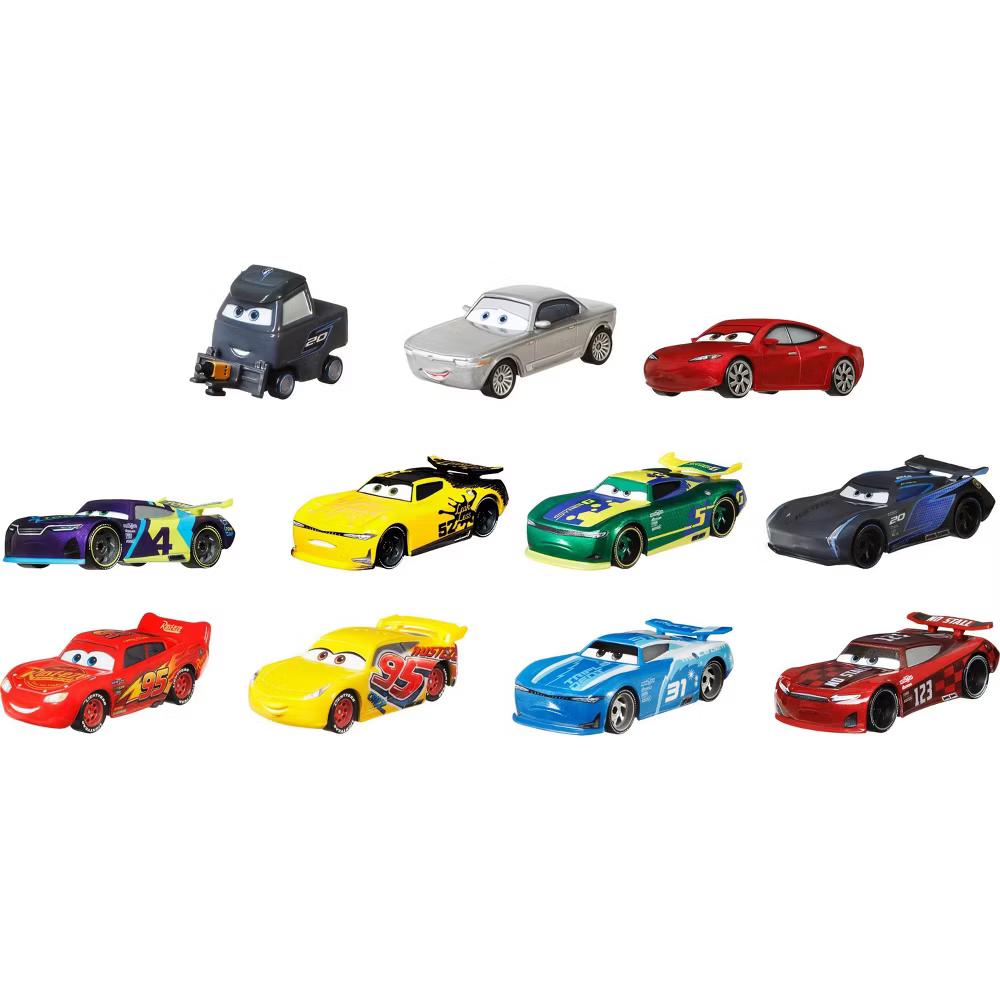 Cars and Pixar Diecast 1:55 Scale Vehicles 11 Piece Piston Cup Race Themed with Lightning McQueen - Image 5
