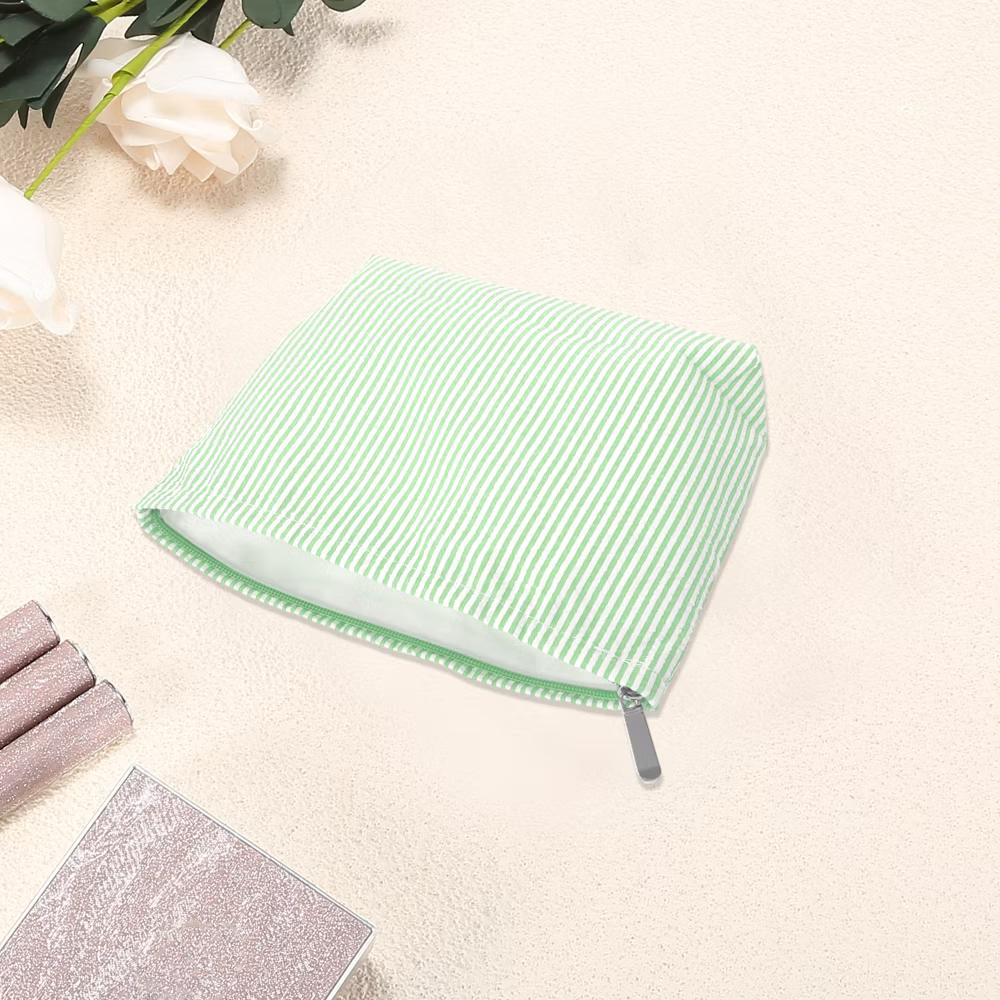 Seersucker Stripes Makeup Bag 1 Pc - Image 8