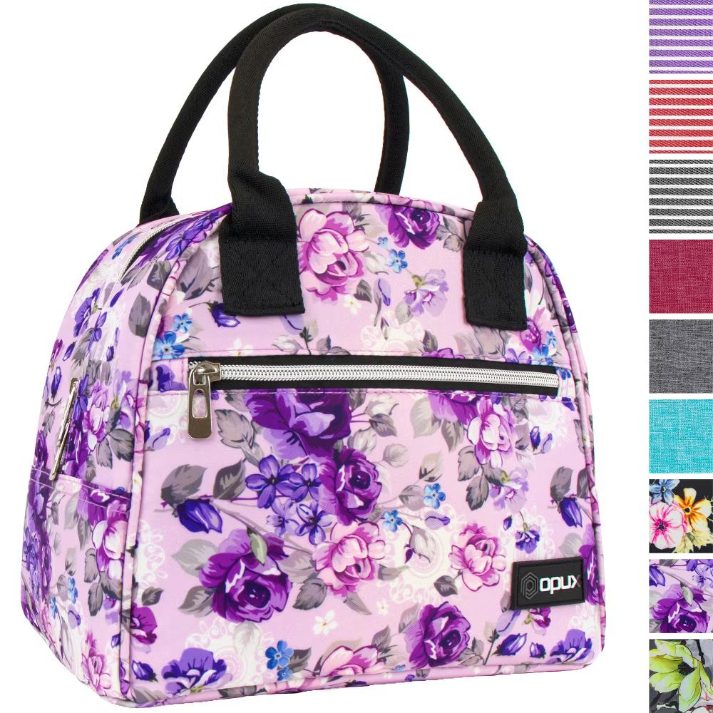Insulated Lunch Box Women, Cooler Bag Tote Girls Kids Teen Adult, Soft Reusable Thermal Meal Prep Purse - Image 45