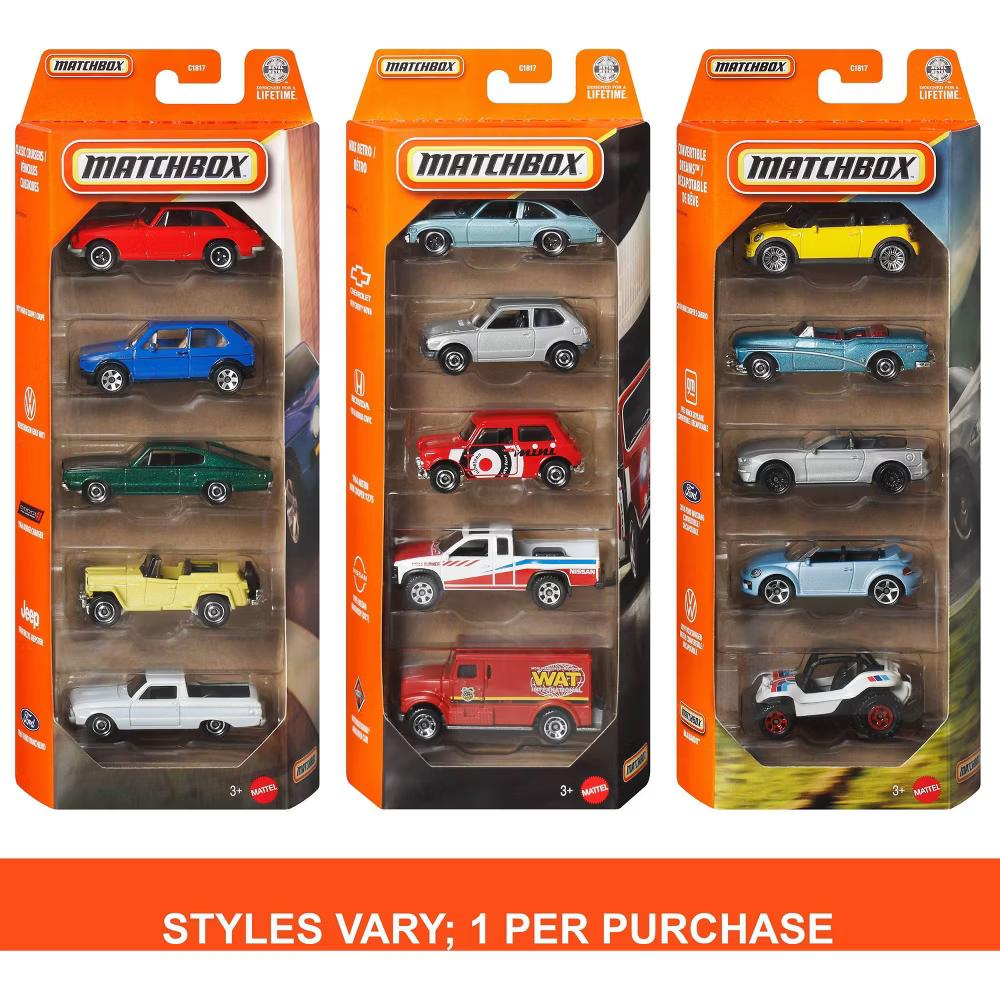 Matchbox 5 Car Pack - Styles may vary - Image 6