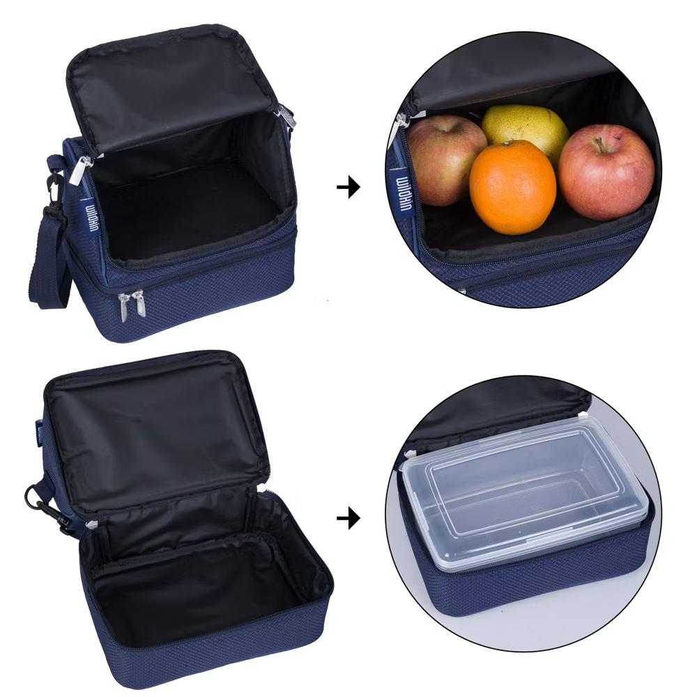 Wildkin Solid Two Compartment Kids Lunch Bag - Image 27