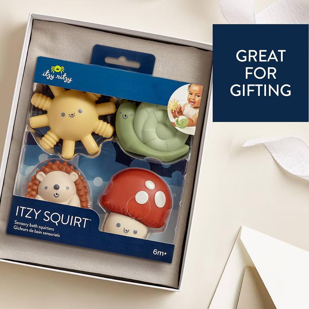 Squirt Bath Toy - Characters: Educational Focus, Fine Motor Skills, 4 Pieces - Image 4