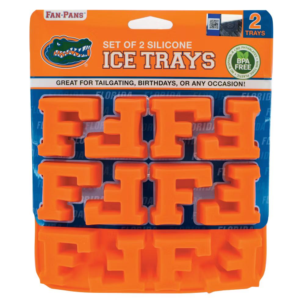 FanPans Silicone Ice Tray, NCAA Florida Gators Team Logo Silicone Ice Mold, 2-Pack - Image 3