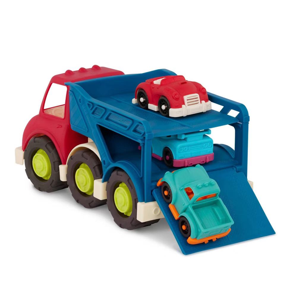 Car Carrier Truck & 6 Cars - Happy Cruisers