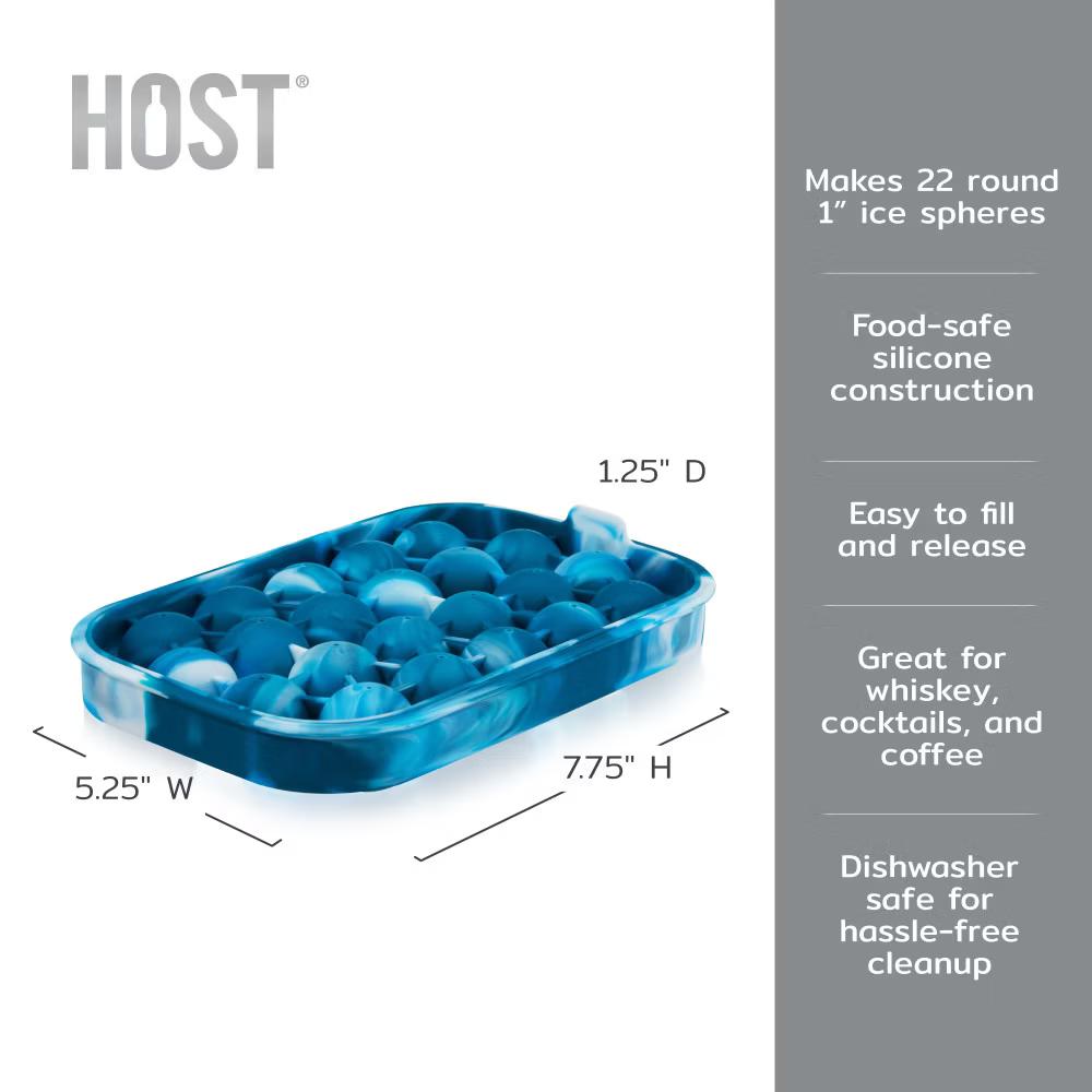 Host Silicone 1" Ice Sphere Silicone Mold - Image 7