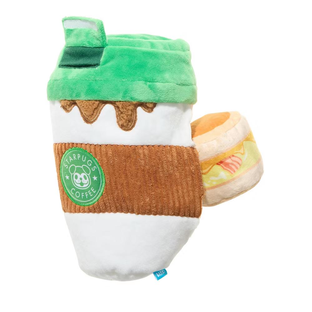 Latte Dog Toy - Puppin' Hot Latte: Holds Treats, Squeaks, Crinkles, All Breeds, All Ages - Image 2