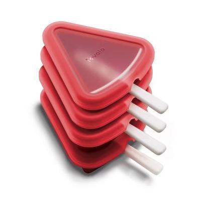 Set of 4 Plastic Pop Molds Watermelon Ice Cube Trays White: Dishwasher-Safe, 3 oz Capacity, 14" Height - Image 7