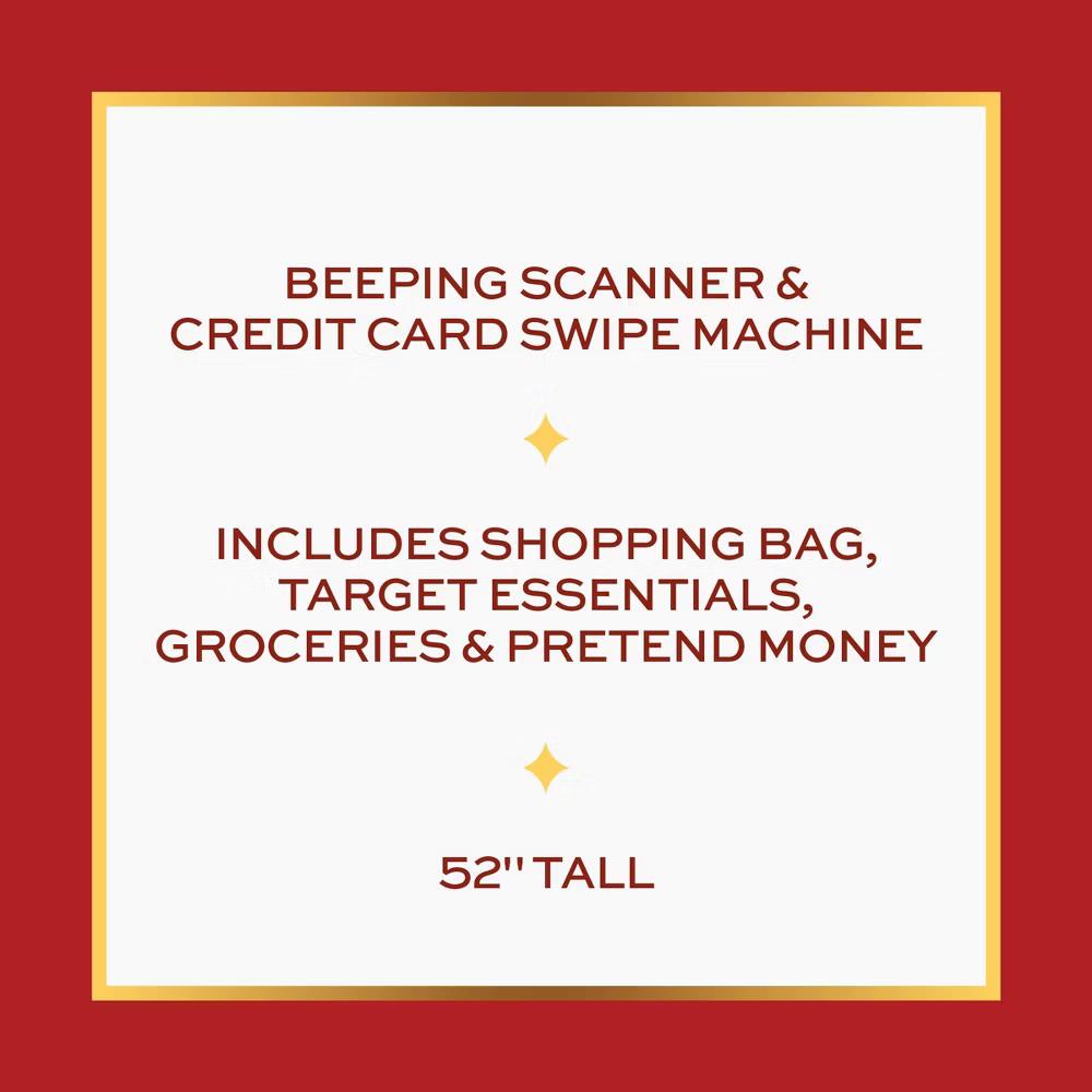 Target Toy Checklane: Pretend Shopping Accessories, Play Money, Toy Cash Register, Batteries Required, Ages 3+ - Image 8