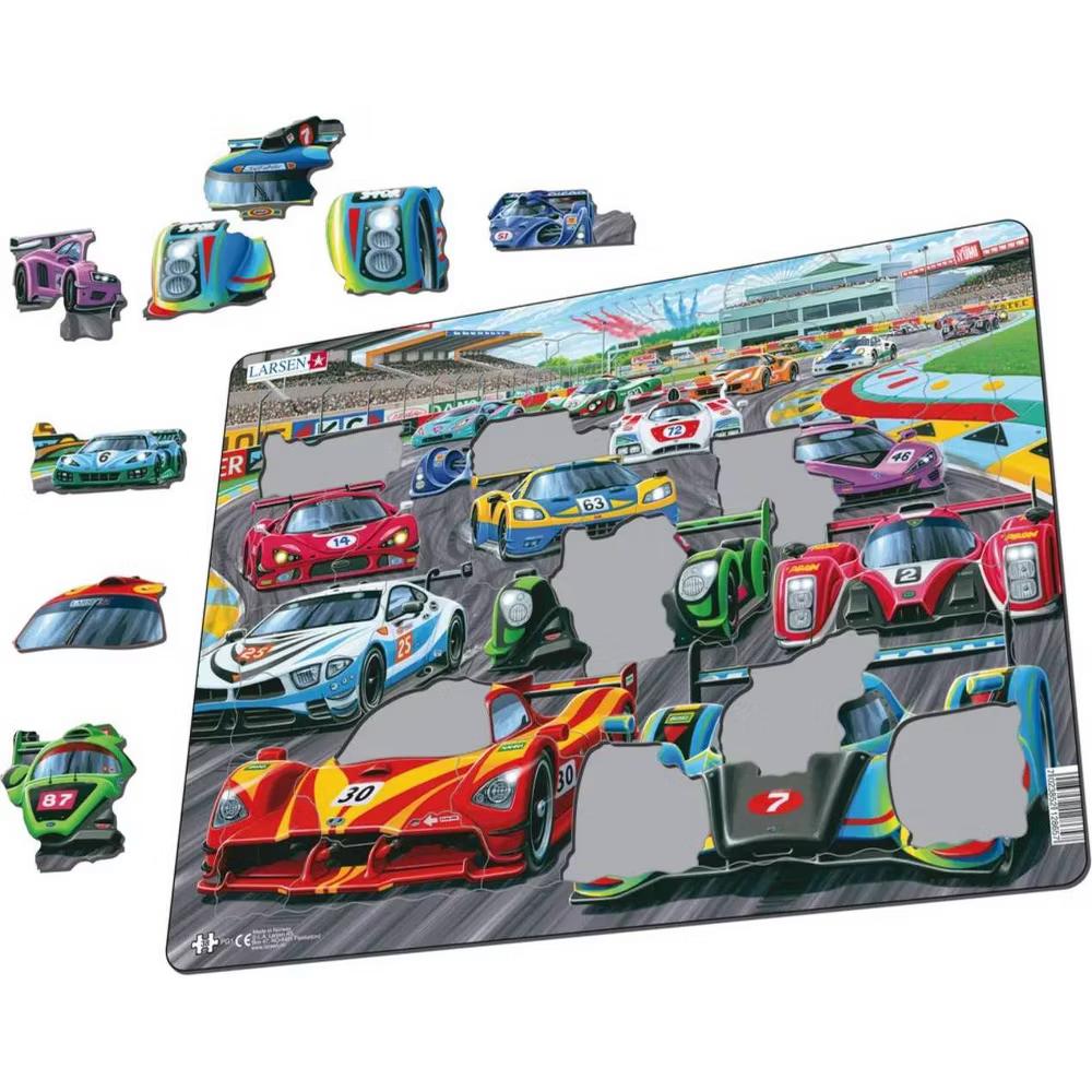 Larsen Speed Racer Kids' Jigsaw Puzzle - 36pc - Image 3
