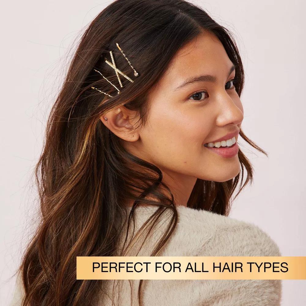 Rhinestone and Pearl Embellished Metal Bobby Pins - All Hair - 20pcs - Image 4