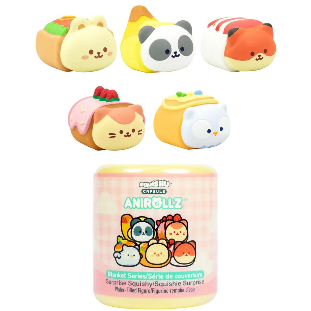 Capsule Anirollz SquiSHU Surprise Blind Toy Squishy Collectible Figurine Capsule Series 2 - Blanket - Image 4