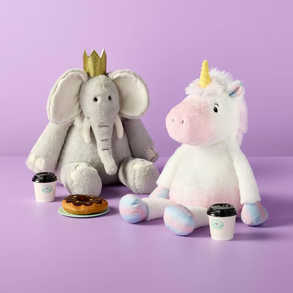 11.5" Ombre Unicorn Stuffed Animal - Image 3