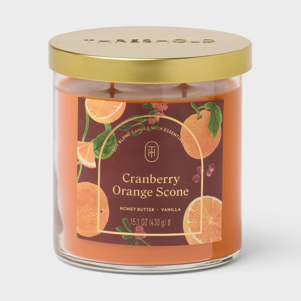 2 Wick Glass Jar Candle with Lid 15.1oz - Image 18