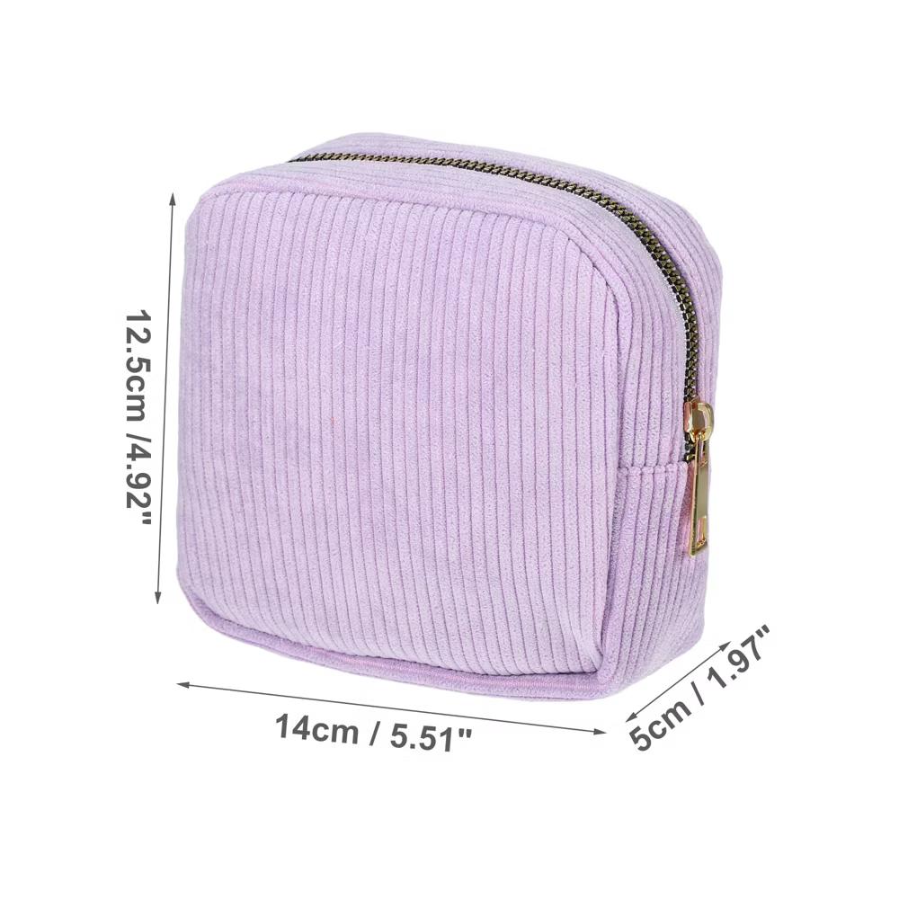 Portable Solid Color Cosmetic Bag 1 Pc - Image 20
