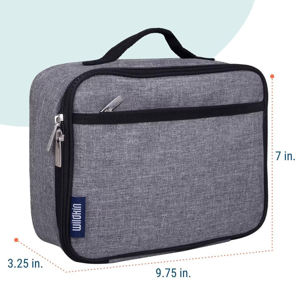 Wildkin Kids Insulated Lunch Box in Solid Colors – Durable and Reusable for School & Travel - Image 42