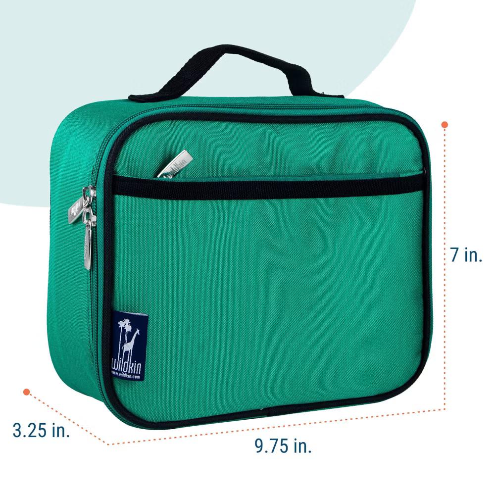 Wildkin Kids Insulated Lunch Box in Solid Colors – Durable and Reusable for School & Travel - Image 32