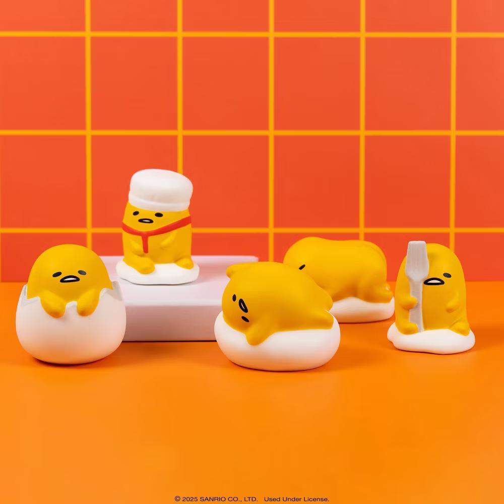 Capsule Gudetama SquiSHU Surprised Blind Toy Squishy Collectible Figurine Series 2 - Image 3