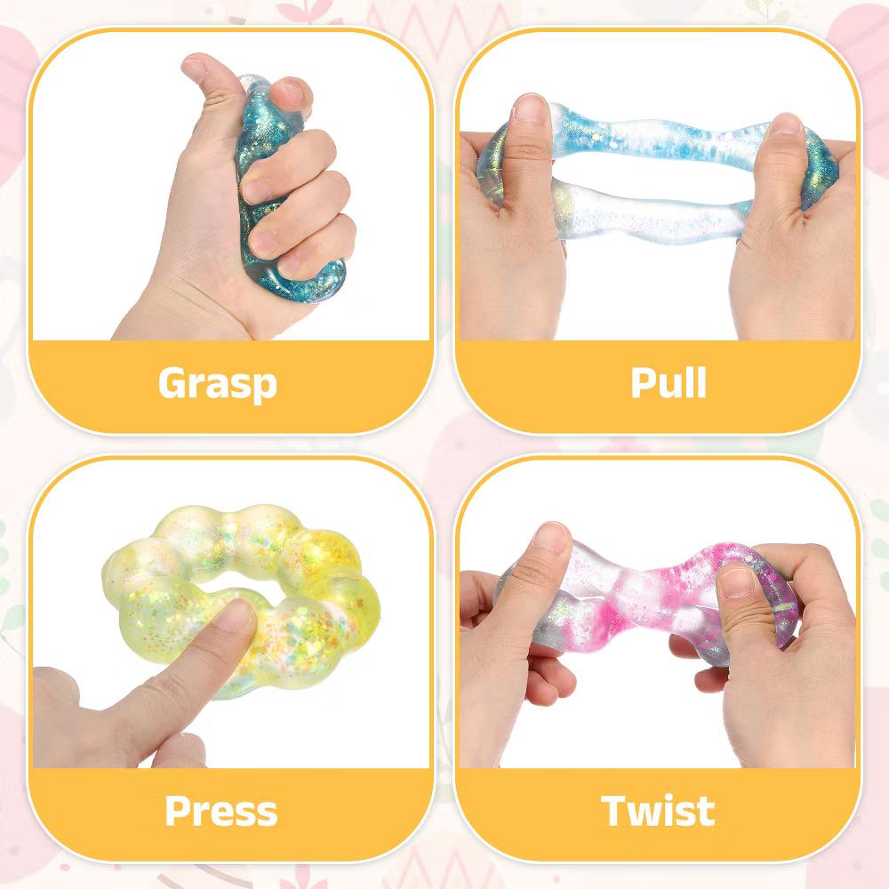Soft Fidget Stress Release Squeeze Sensory Toy 1Pc Pink - Image 2