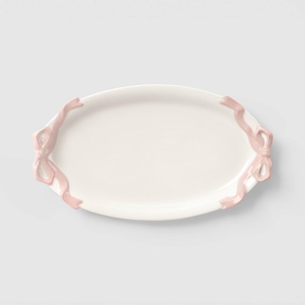 6.25" Ceramic Bow Tray - Image 2