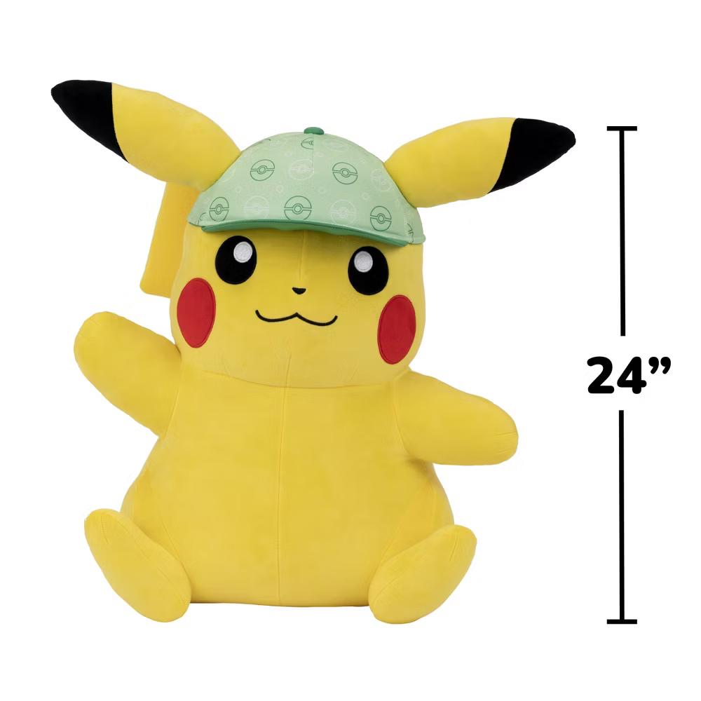 24" Pikachu with Hat Plush Toy - Image 8